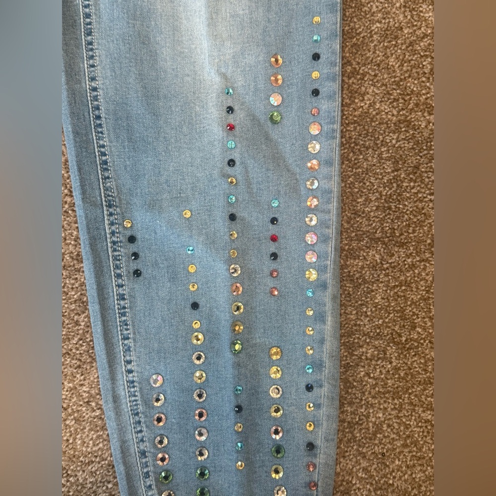 Ashley Sturat Embellished Blue Jeans Size 22 NWT - Picture 2 of 4